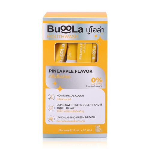 Buoola Mouthwash Pineapple Flavor