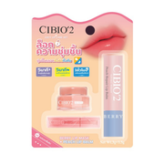 CIBIO'2 Berry Repairing Lip Sleeping Mask + Peach Lip Balm (Set)