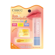 CIBIO'2 Tangerine Lip Mask + Peach Lip Balm (Set)