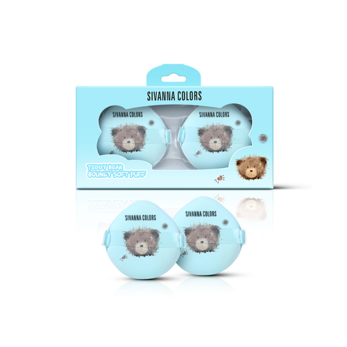 Sivanna Colors Teddy Bear Bouncy Soft Puff