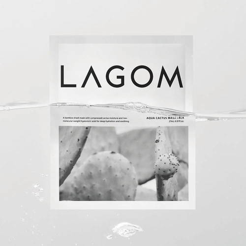 LAGOM Aqua Cactus Mask Pack