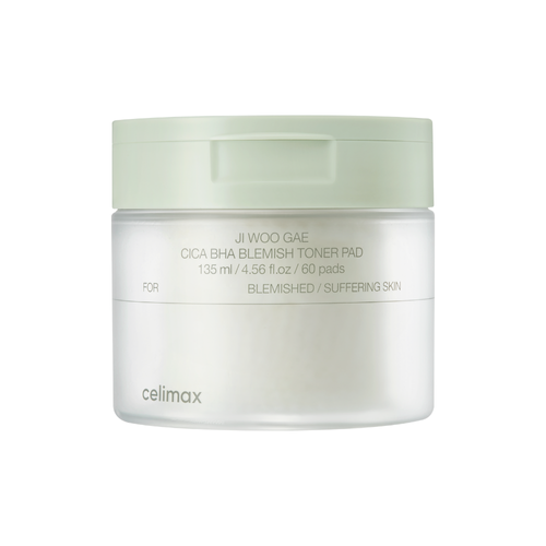CELIMAX Ji Woo Gae Cica BHA Blemish Toner Pad