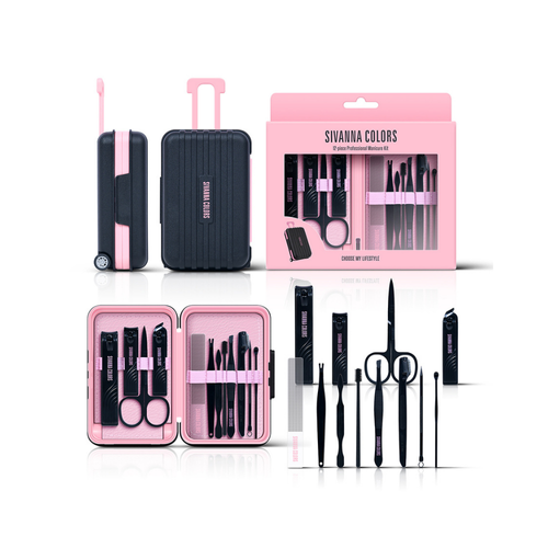 Sivanna Colors 12-Piece Professional Manicure Kit