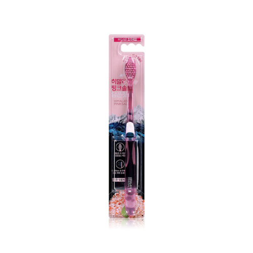 BAMBOO Salt Himalaya Pink Salt Toothbrush Soft Bristl 1pc
