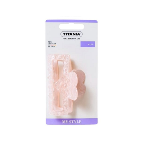 TITANIA Hair Clip Baby Pink Love 1pc