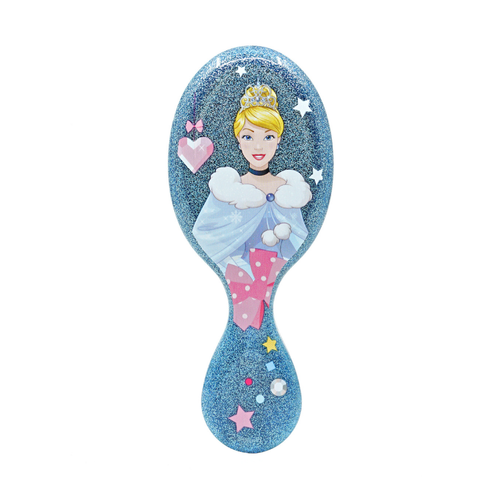 WET BRUSH Disney Glitter Ball Mini Detangler-cinderella 1pc Blue