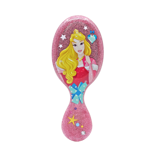 WET BRUSH Disney Glitter Ball Mini Detangler-aurora 1pc Magenta
