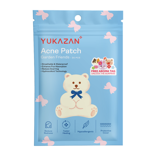 YUKAZAN Acne Patch Garden Friends Cutie Bear