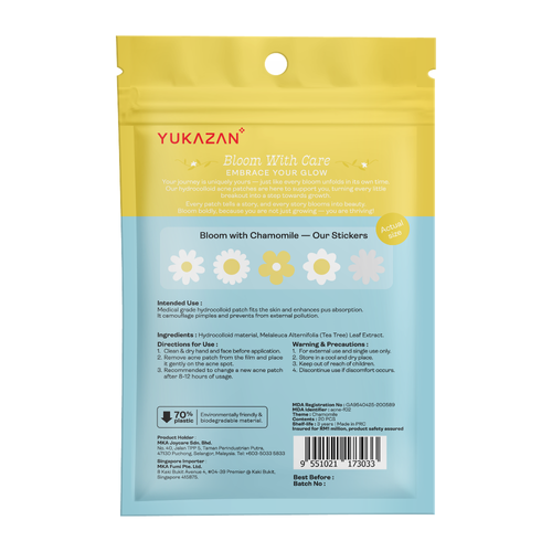 YUKAZAN Acne Patch Spring Whisper Chamomile