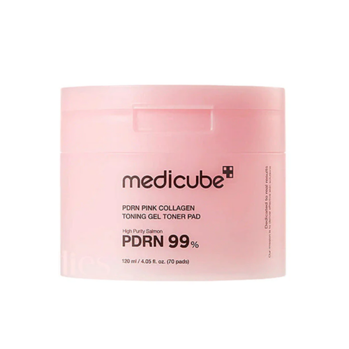 MEDICUBE PDRN Pink Collagen Toning Gel Toner Pad