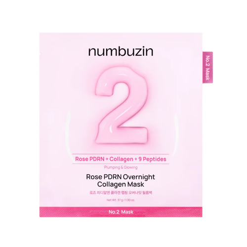 NUMBUZIN No.2 Rose PDRN Overnight Collagen Mask