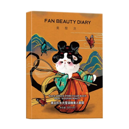 FAN BEAUTY DIARY Black Spruce Hydra-Filler Black Mask-Sleeping Beauty