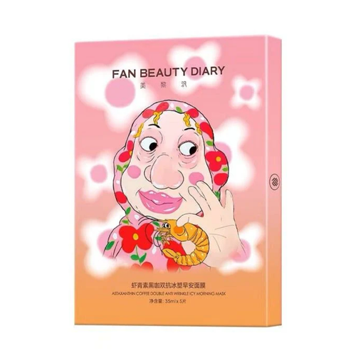 FAN BEAUTY DIARY Astaxanthin Coffee Double Anti Wrinkle Icy Morning Mask