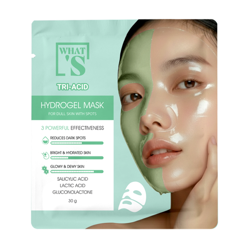 WHAT'S Tri-Acid Hydrogel Mask