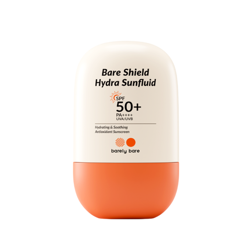 BARELY BARE Shield Hydra Sun Fluid SPF50+ PA++++ 30ml