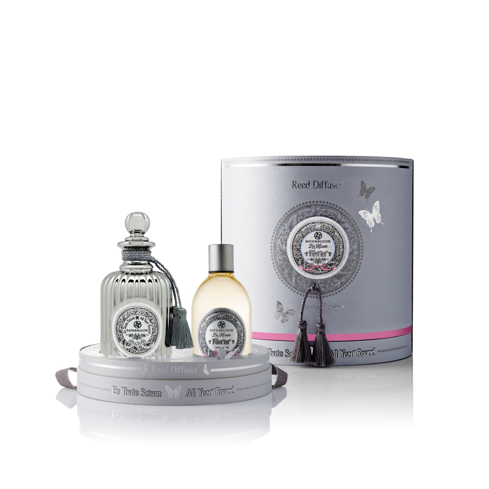 Bath & Bloom Reed Diffuser Oil - Assorted Roses (Fevrier)