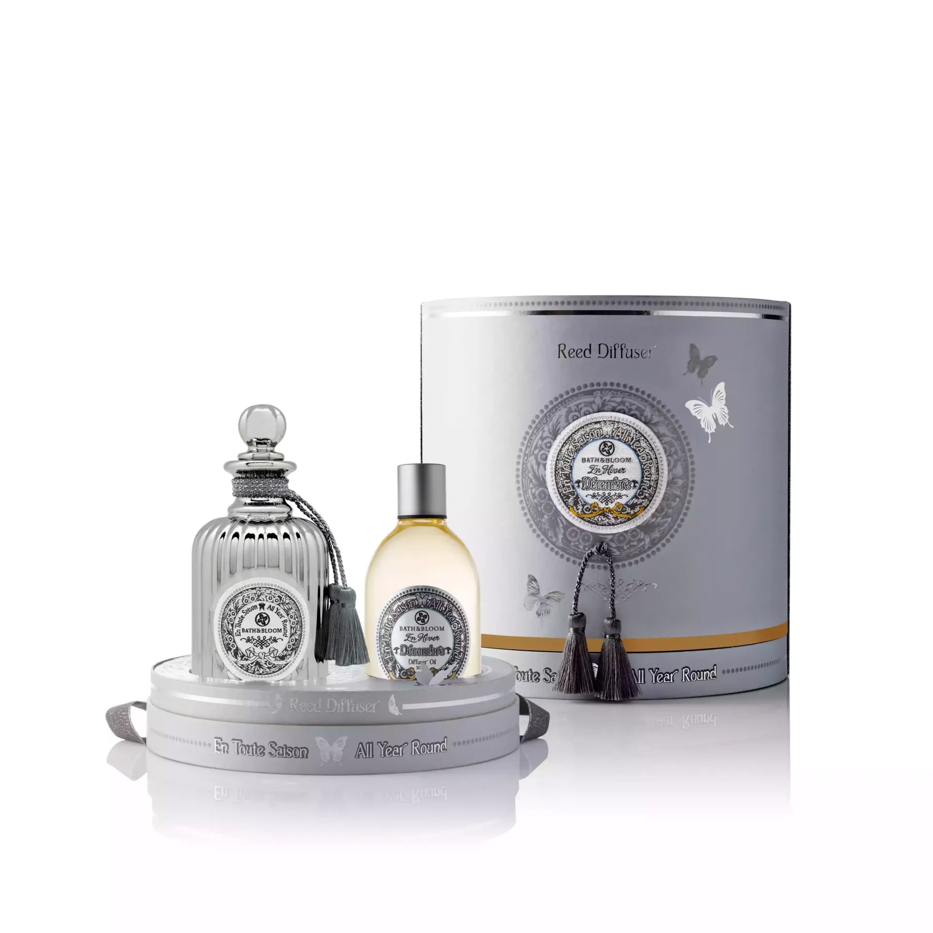 Bath & Bloom Reed Diffuser Oil - Vanilla, Cocoa & Caramel (Decembre)