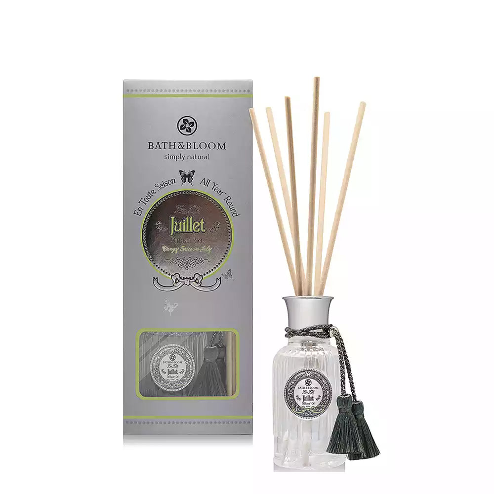 Bath & Bloom Reed Diffuser - Citronella & Lemongrass (Juillet)