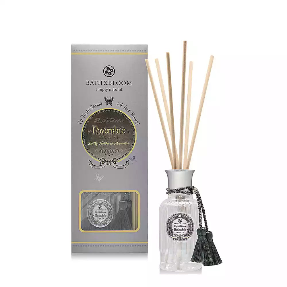 Bath & Bloom Reed Diffuser - Iris, Lily & Sandalwood (Novembre)