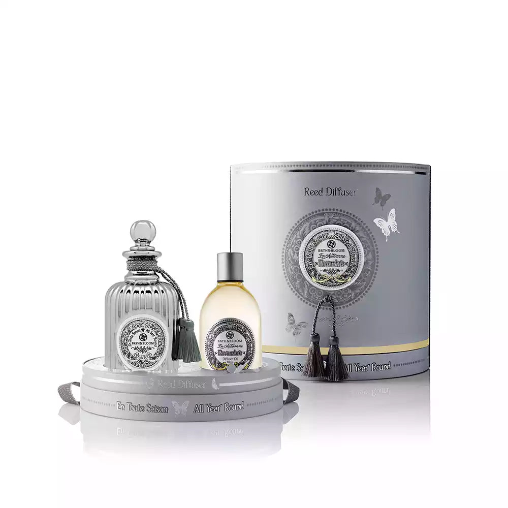 Bath & Bloom Reed Diffuser Oil - Iris, Lily, Sandalwood & Mandarin (Novembre)