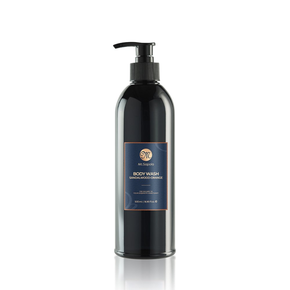 Mt. Sapola Body Wash - Sandalwood-Orange 500 ml.