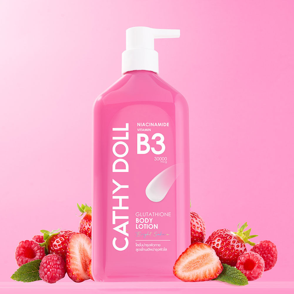 Cathy Doll Body Lotion - Niacinamide & Glutathione Brightening Sakura 450ml