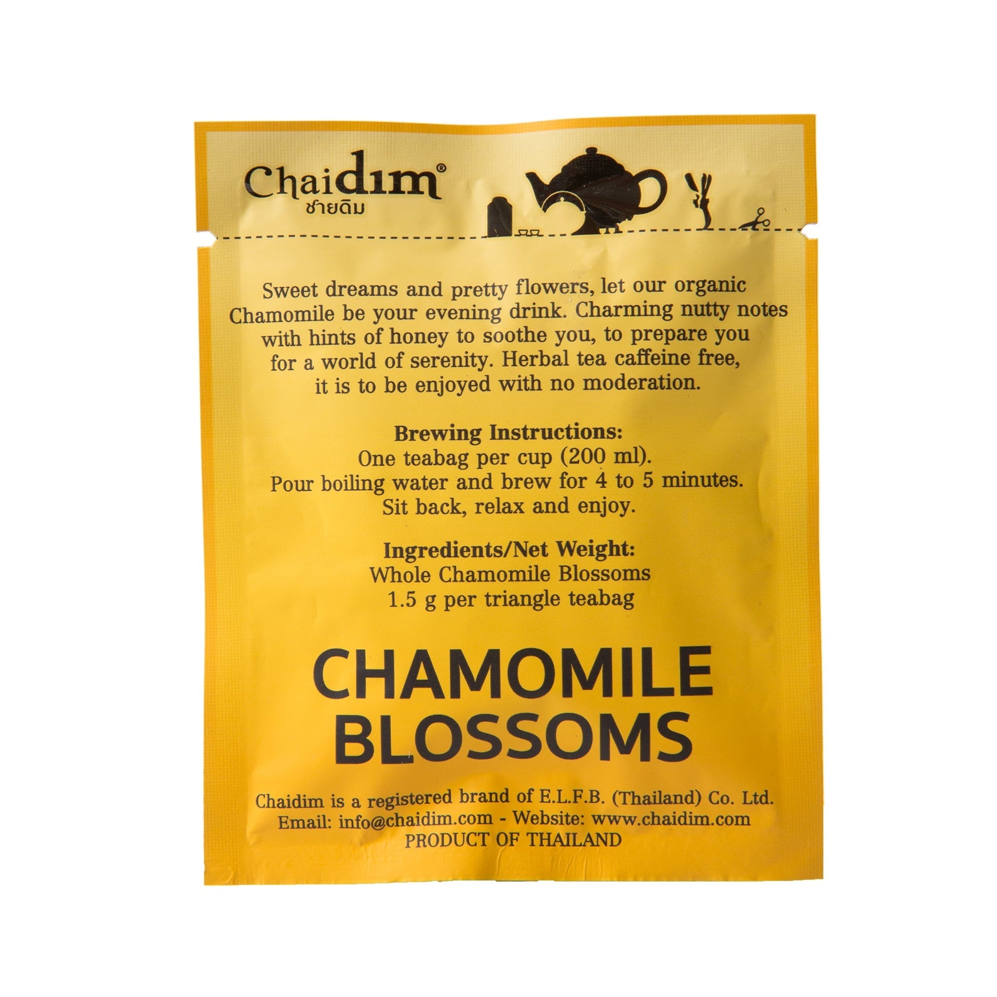 Chaidim Chamomile Herbal Tea 10 Teabags