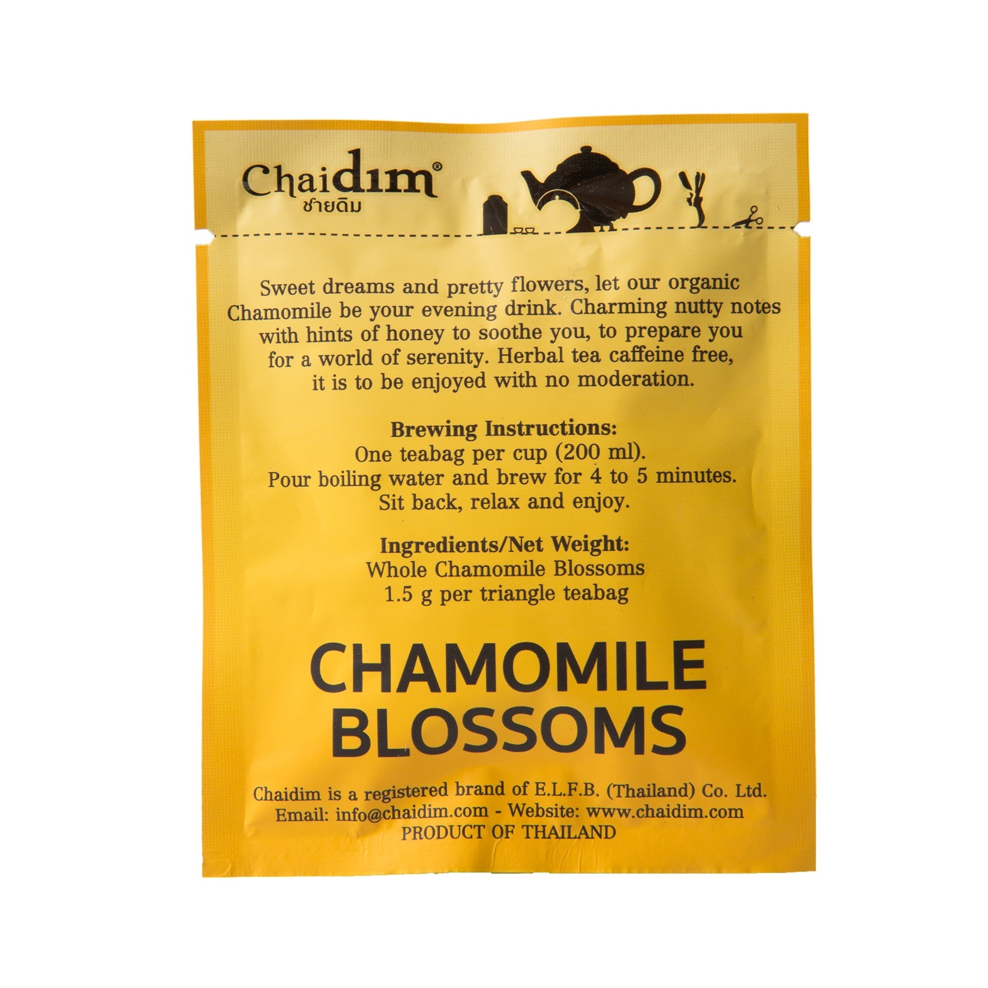 Chaidim Chamomile Herbal Tea 10 Teabags