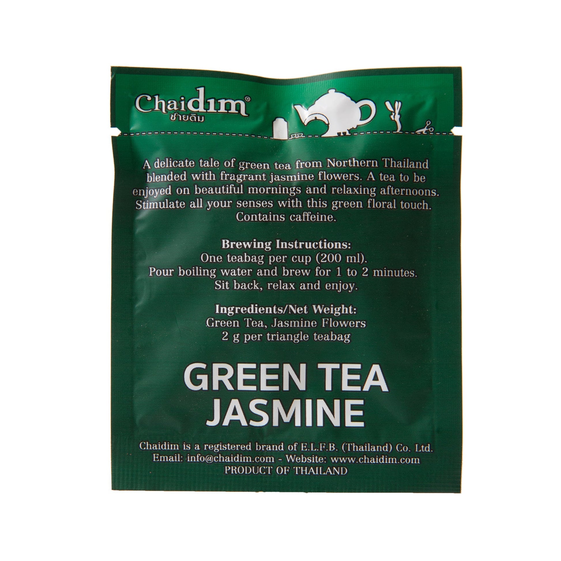 Chaidim Jasmine Green Tea 25 Teabags