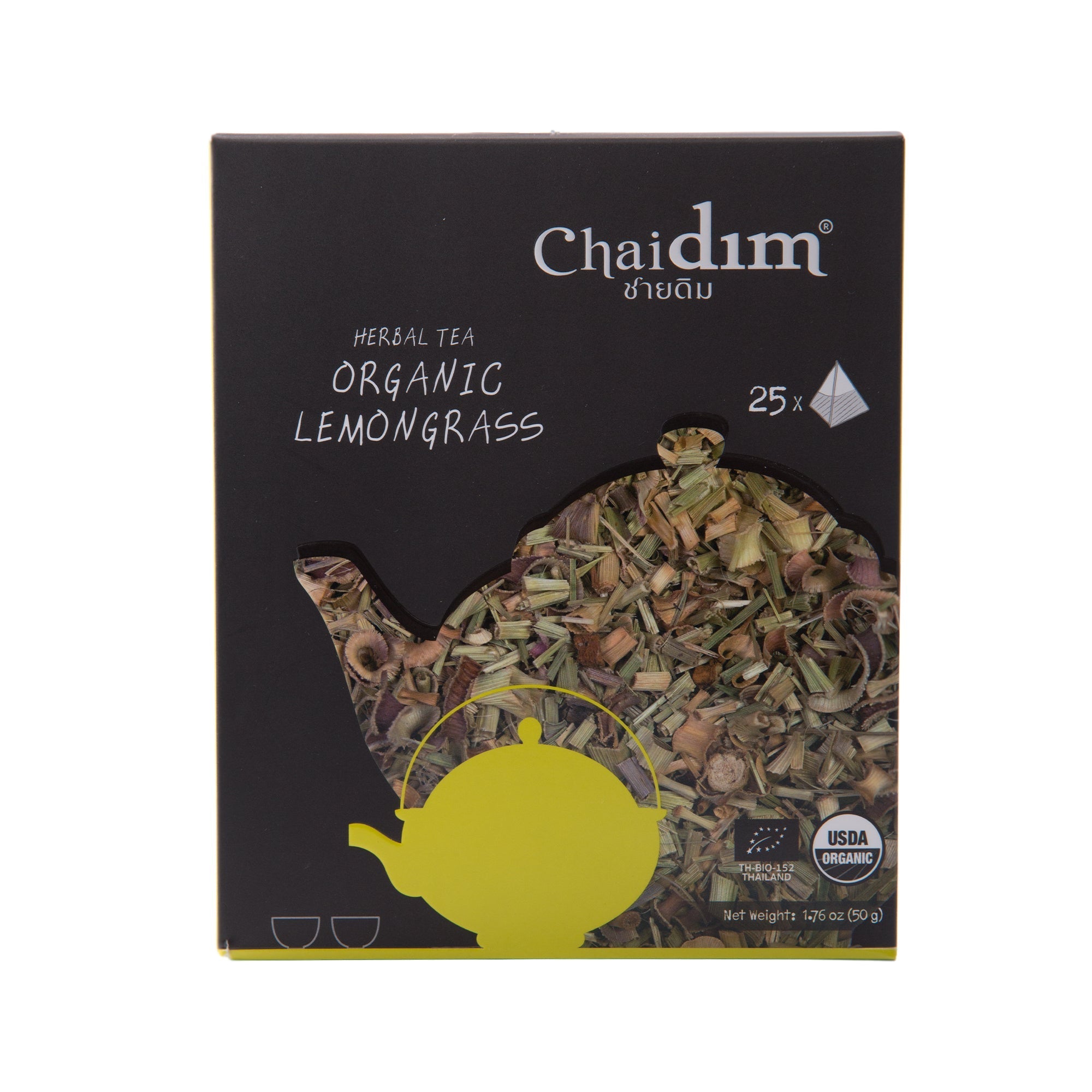 Chaidim Lemongrass Herbal Tea 25 Teabags