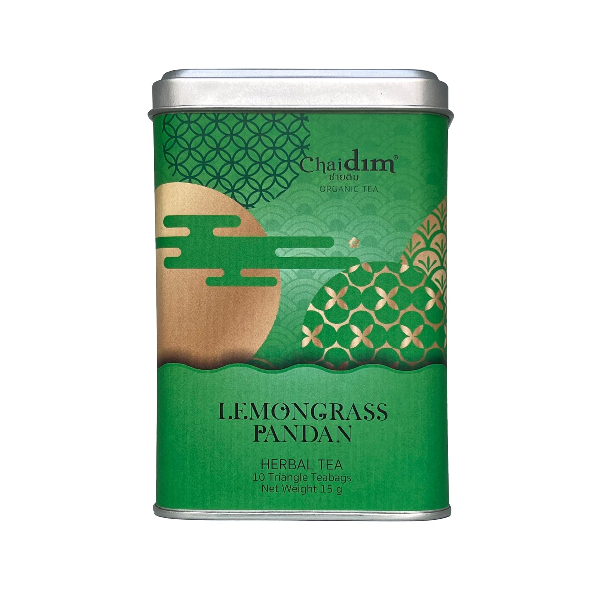 Chaidim Lemongrass Pandan Herbal Tea 10 Teabags