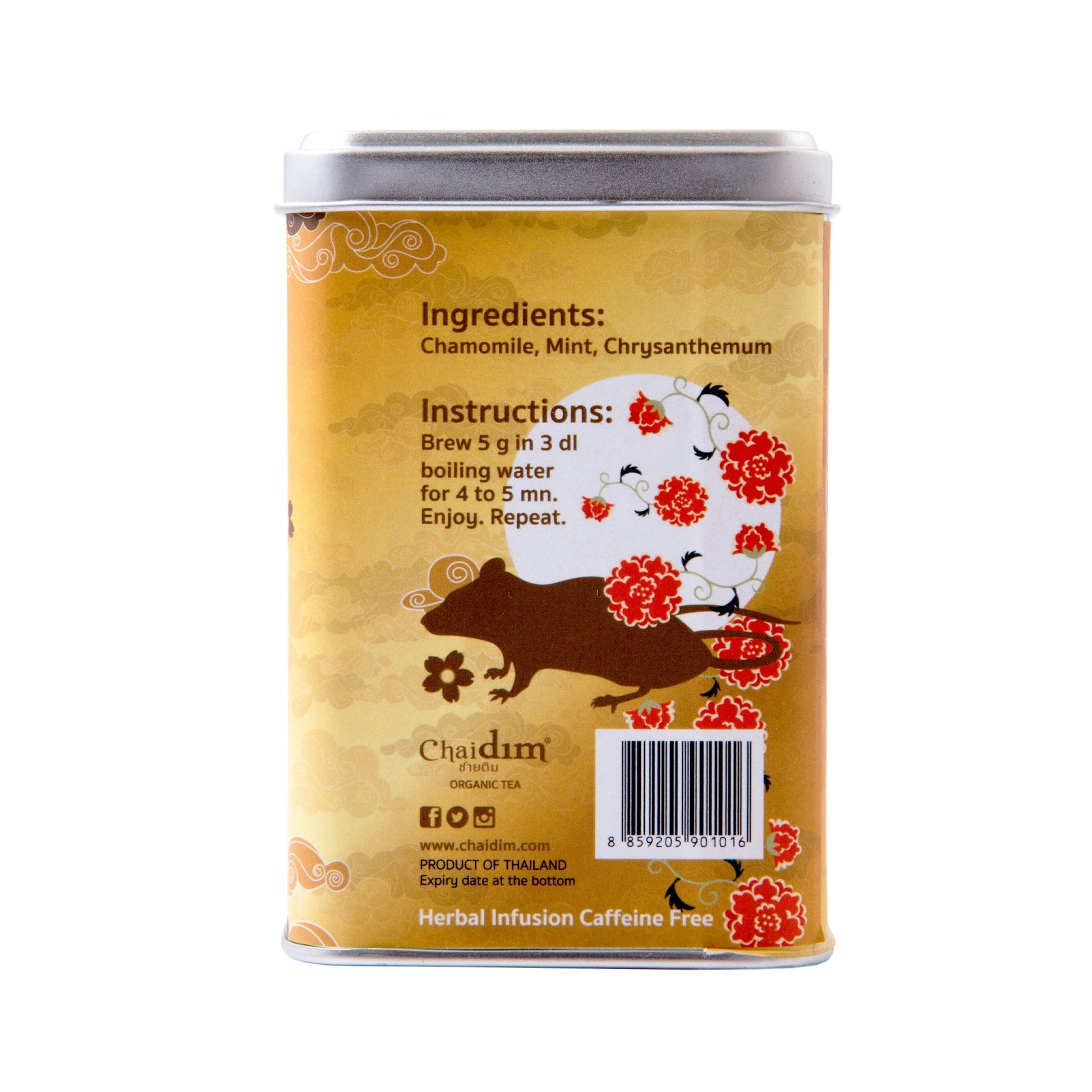 Chaidim Golden Rat Chamomile Chrysanthemum Peppermint Tea