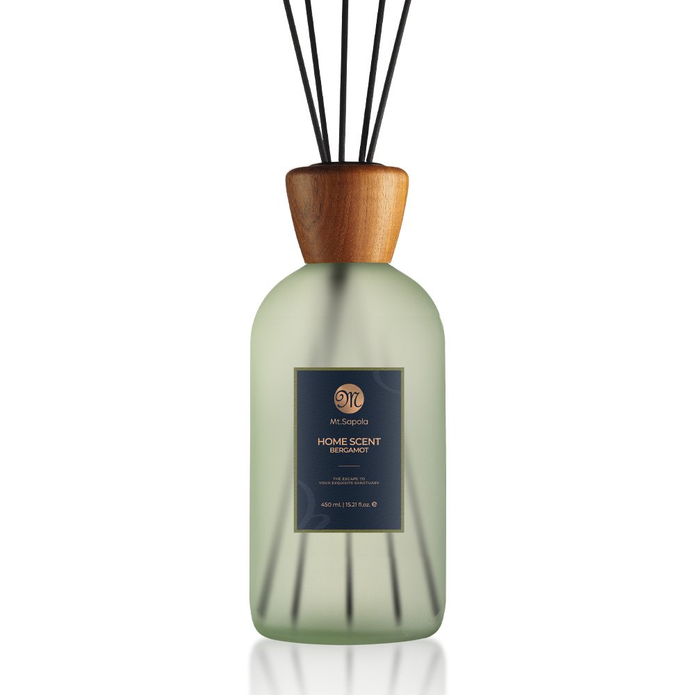 Mt. Sapola Home Scent Reed Diffuser - Bergamot 450 ml.