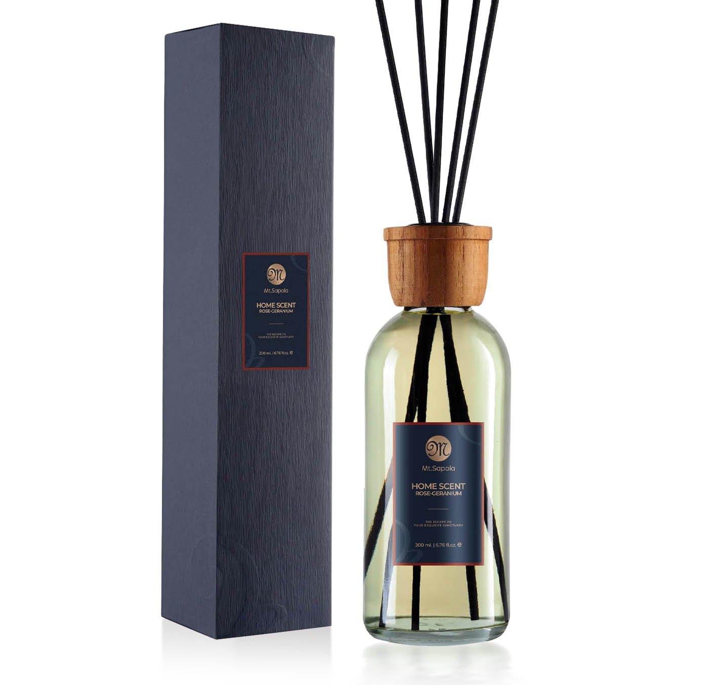 Mt. Sapola Home Scent Reed Diffuser - Rose-Geranium 200 ml.