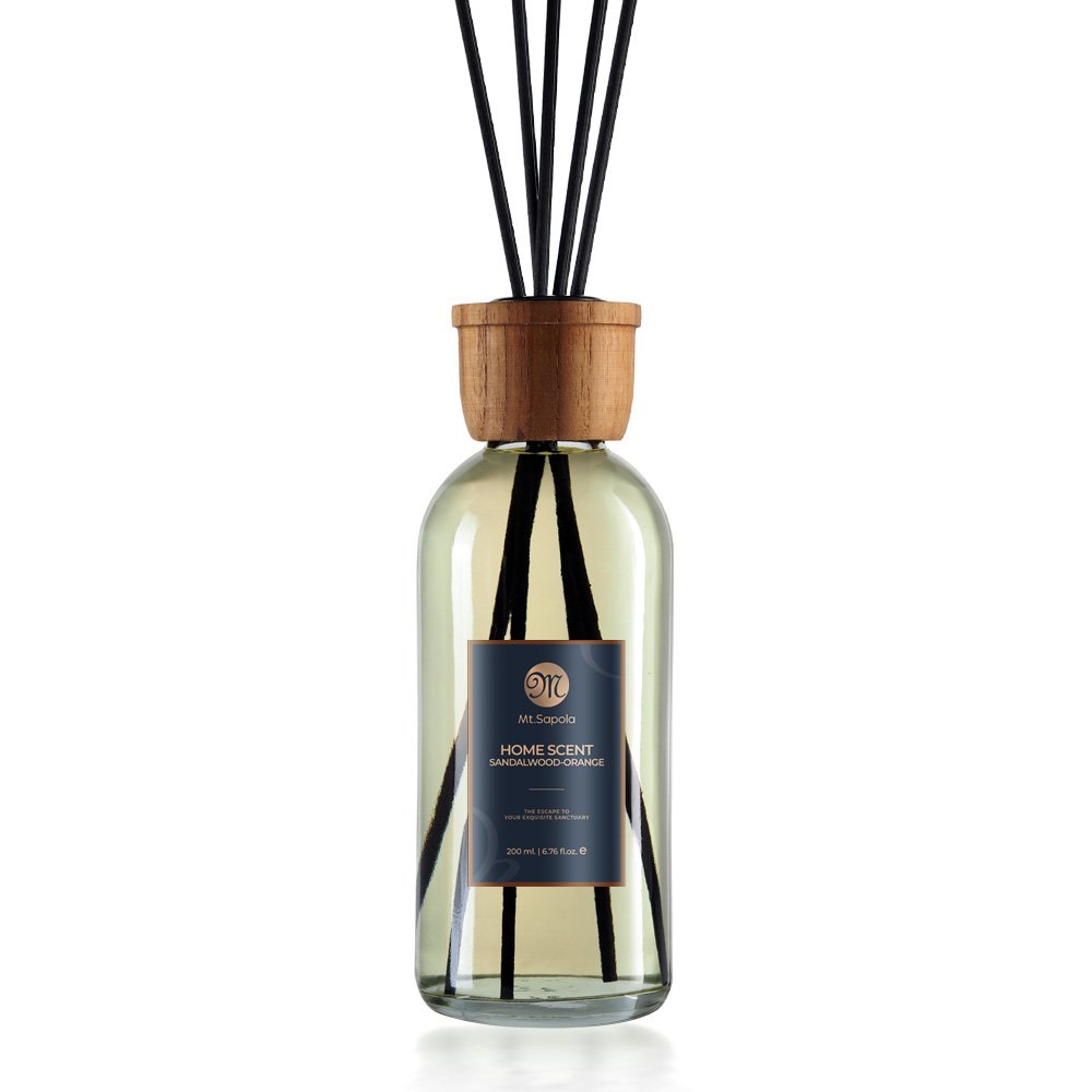 Mt. Sapola Home Scent Reed Diffuser - Sandalwood-Orange 200 ml.