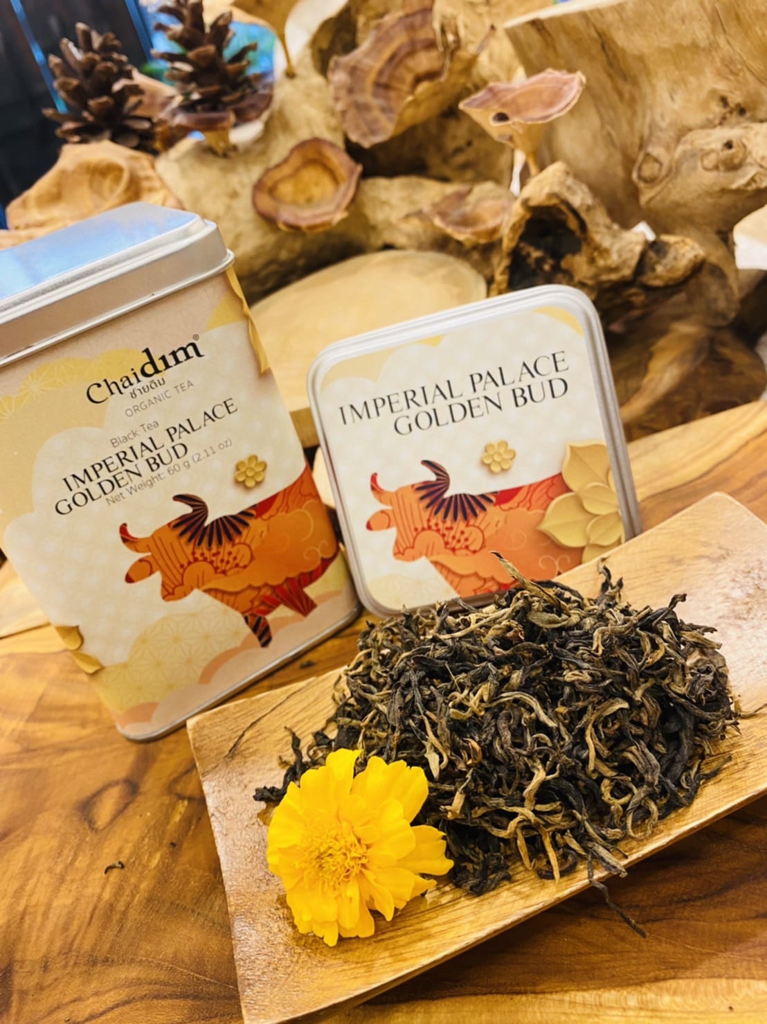 Chaidim Imperial Palace Golden Bud Black Tea - Loose Tea 60 g.