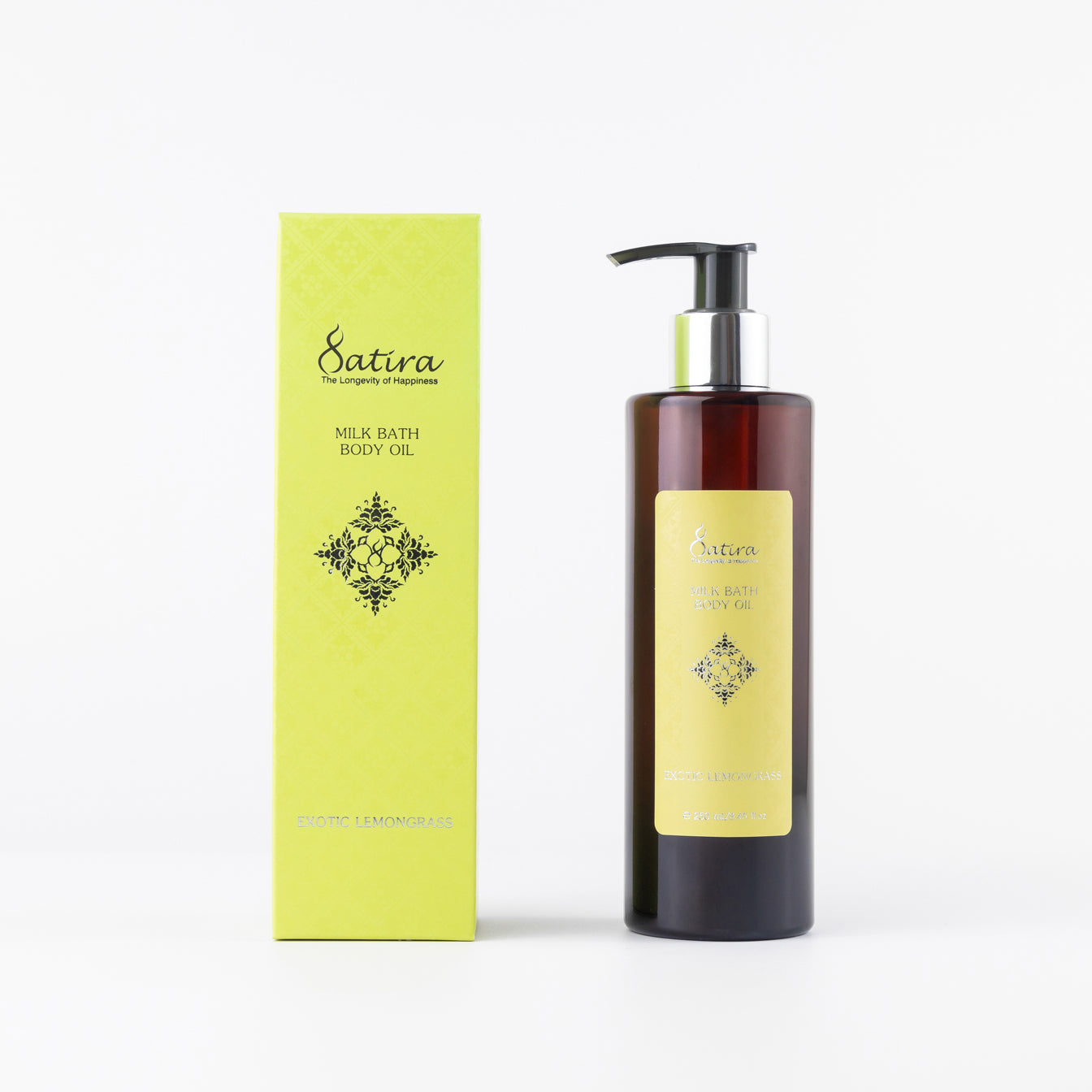 Satira Milk Bath & Body Oil - Lemongrass
