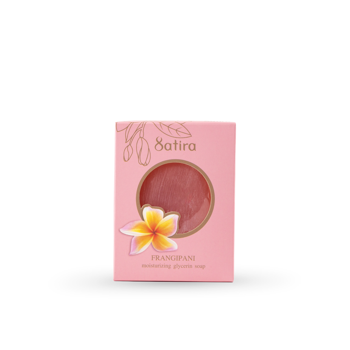 Satira Moisturizing Glycerin Soap - Frangipani