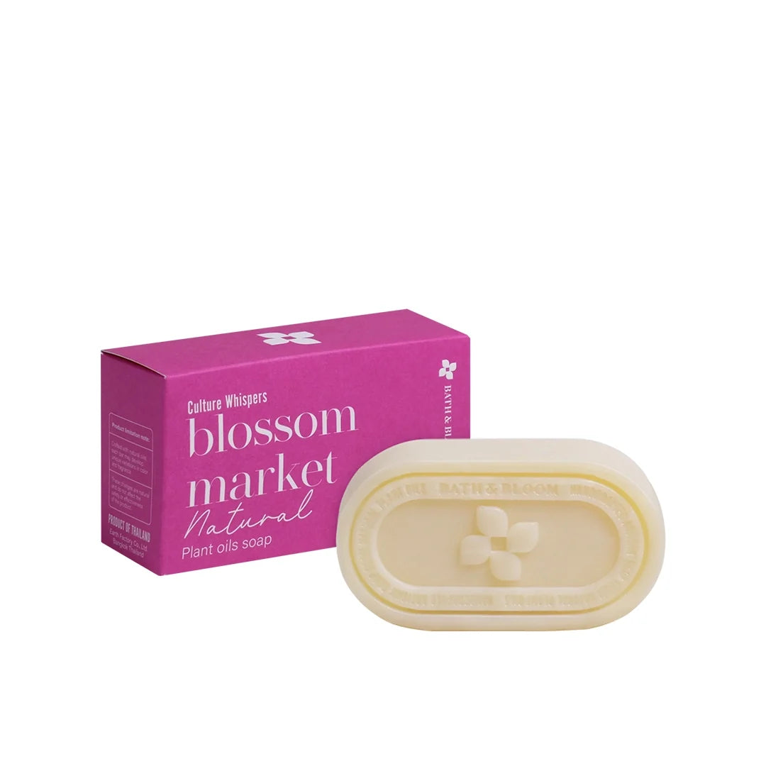 Bath & Bloom Natural Soap Bar - Blossom Market 120 g.
