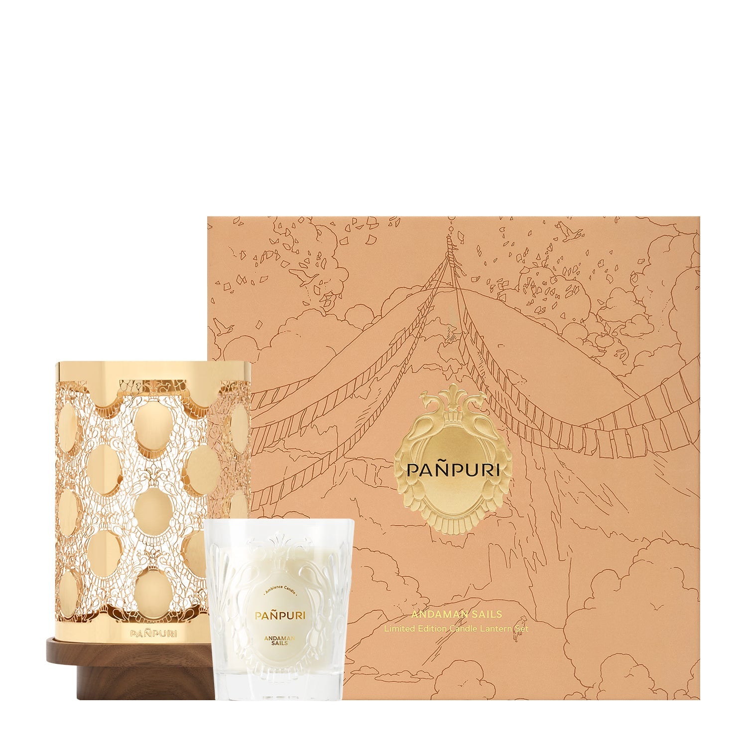 Panpuri Scented Candle - Andaman Sails 250 g.