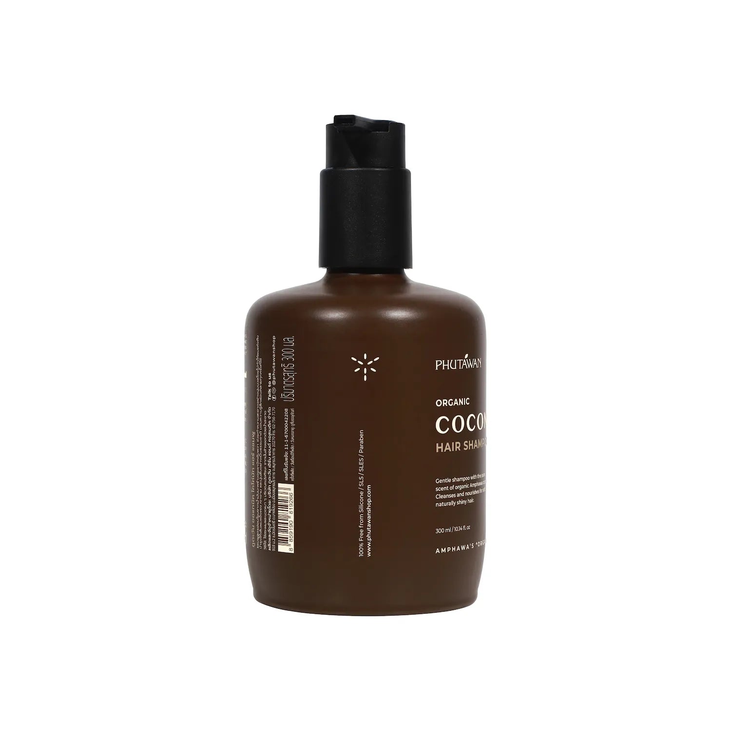 Phutawan Organic Coconut Hair Shampoo 300 ml.