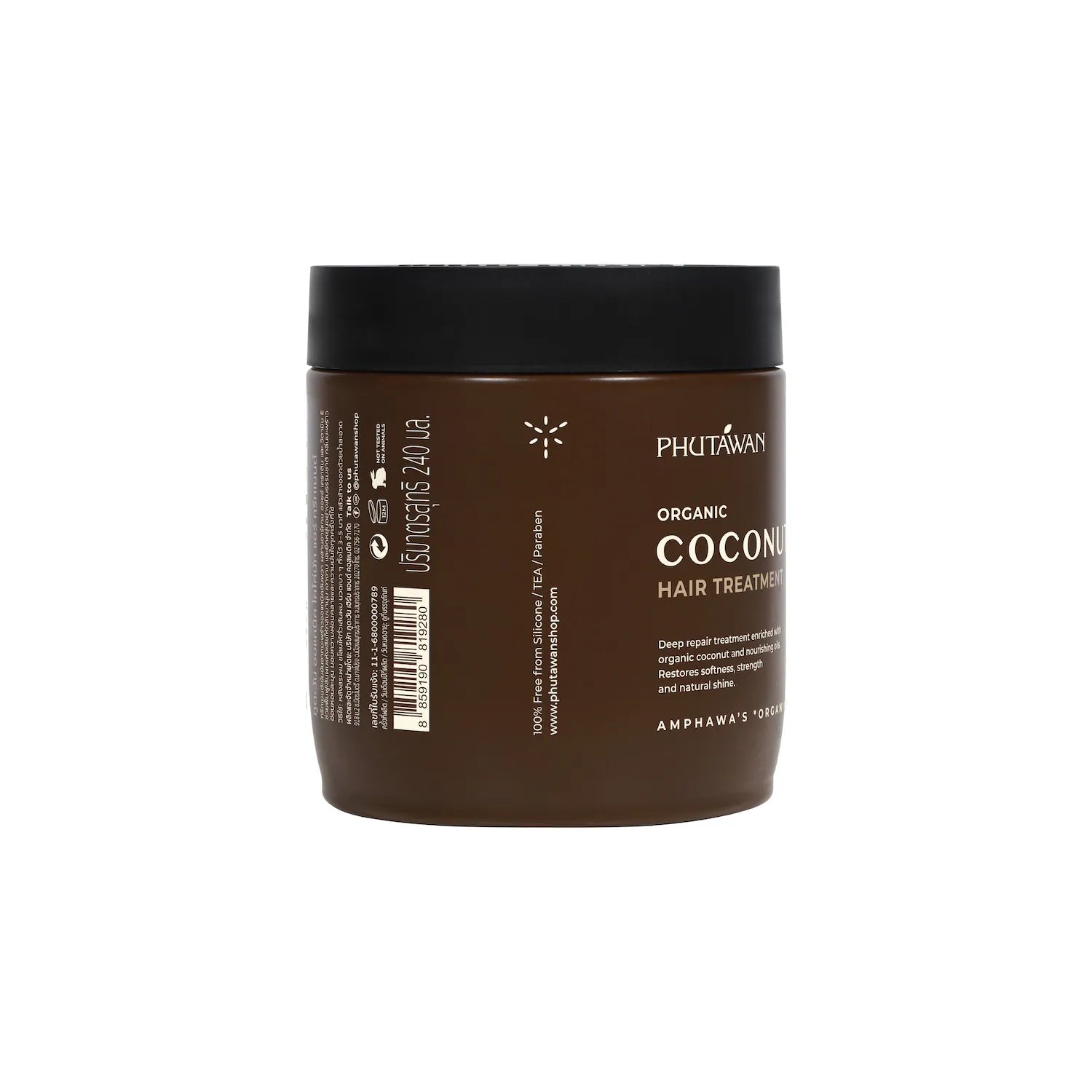 Phutawan Organic Coconut Hair Treatment 240 ml.