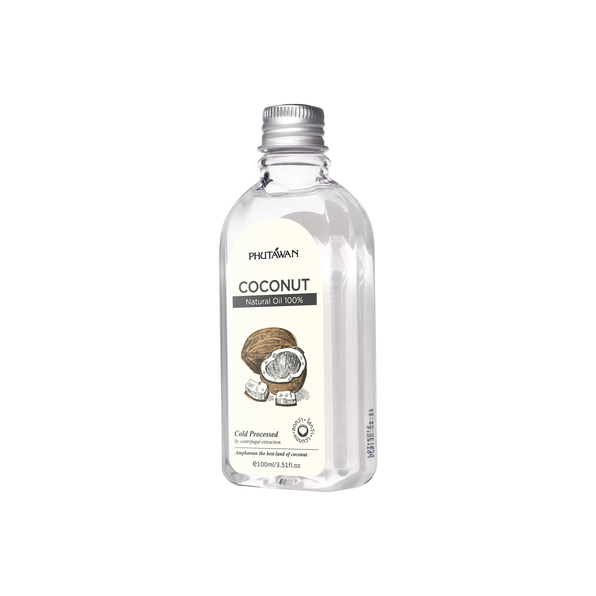Phutawan Cold-Pressed Coconut Oil 100 ml.
