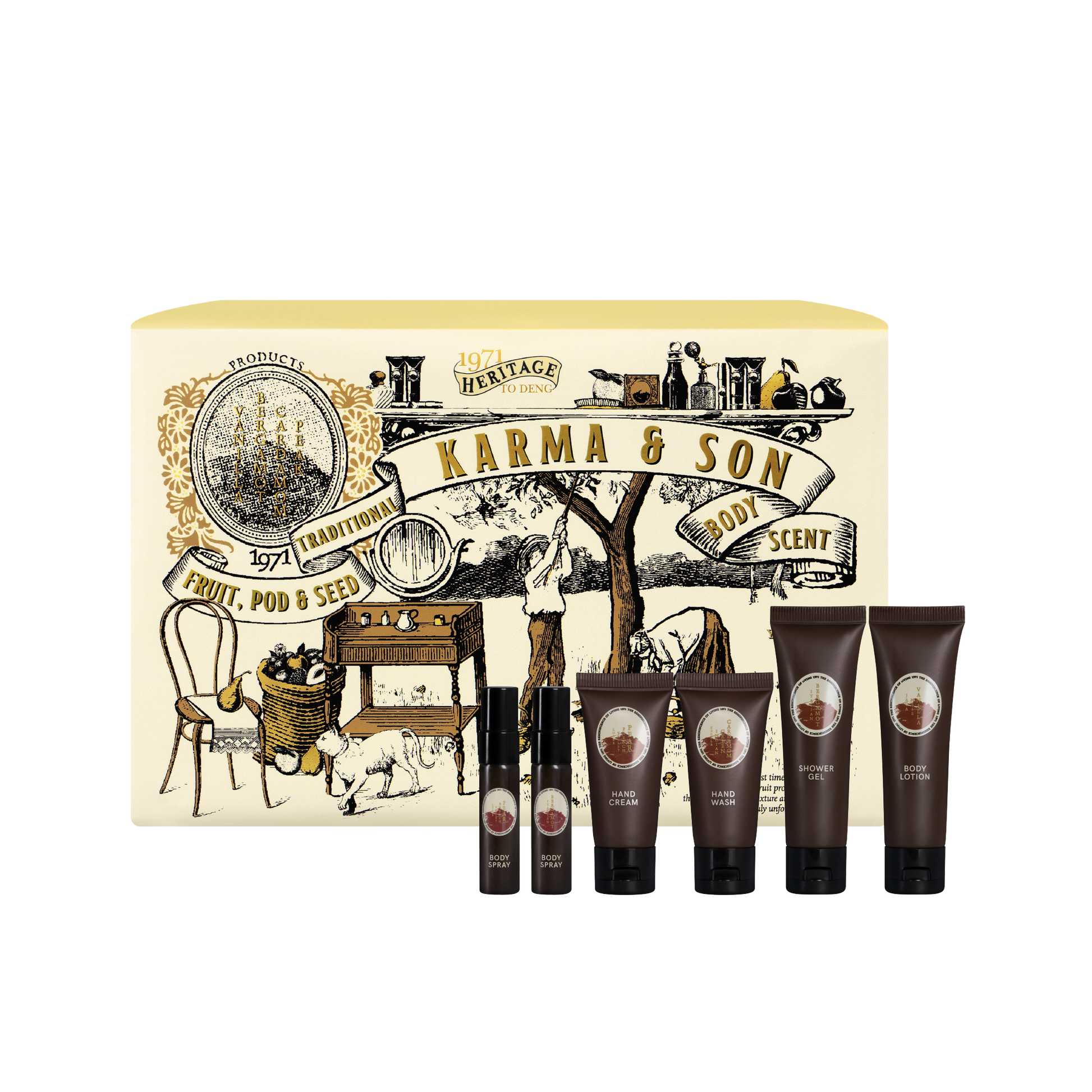 Karmakamet Body Scent Gift Set - 1971 To Deng Karma & Son