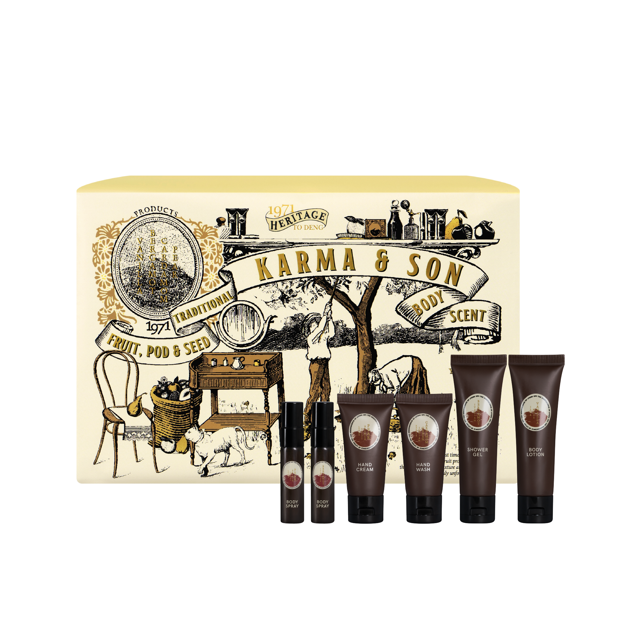 Karmakamet Body Scent Gift Set - 1971 To Deng Karma & Son