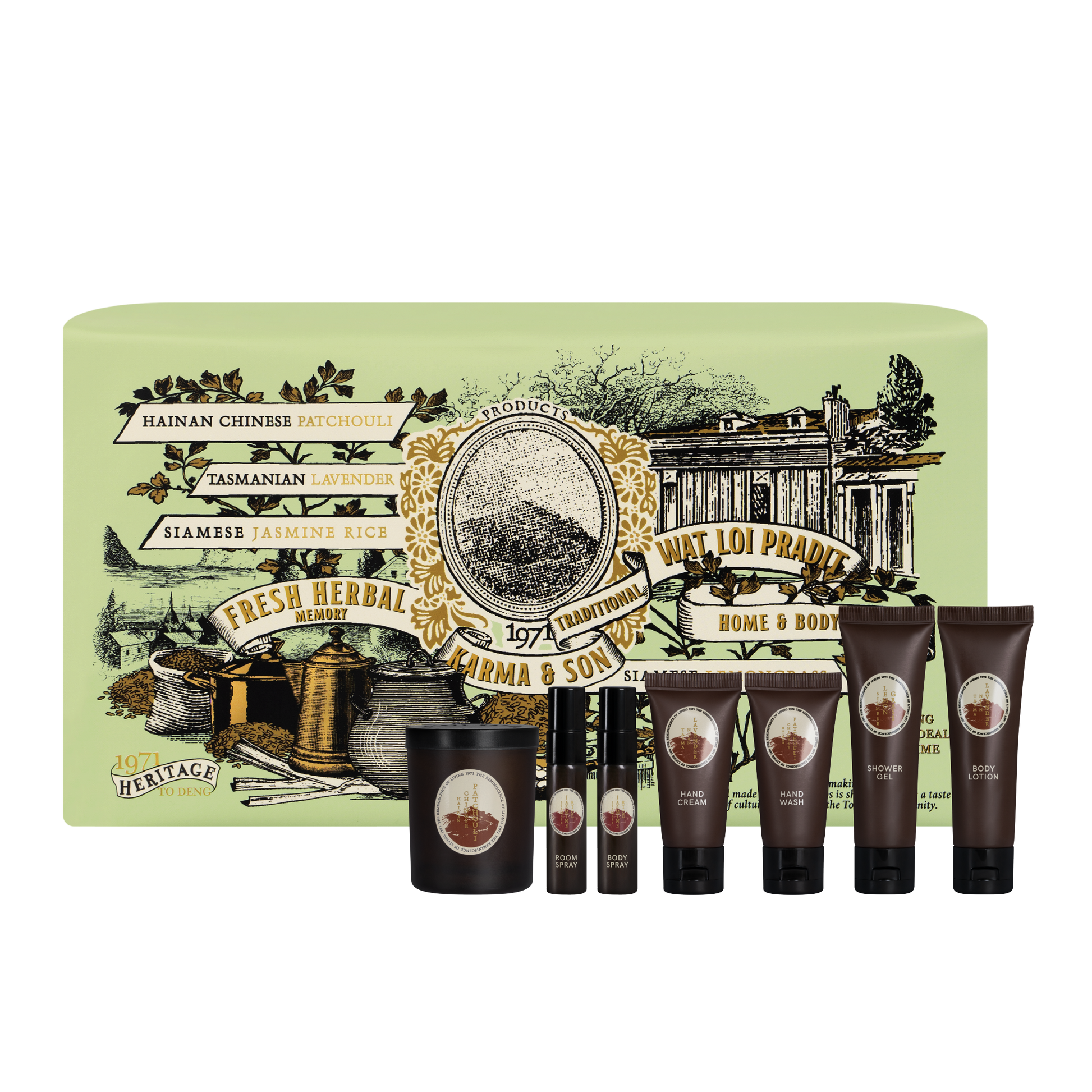 Karmakamet Home & Body Scent Gift Set - 1971 To Deng Karma & Son