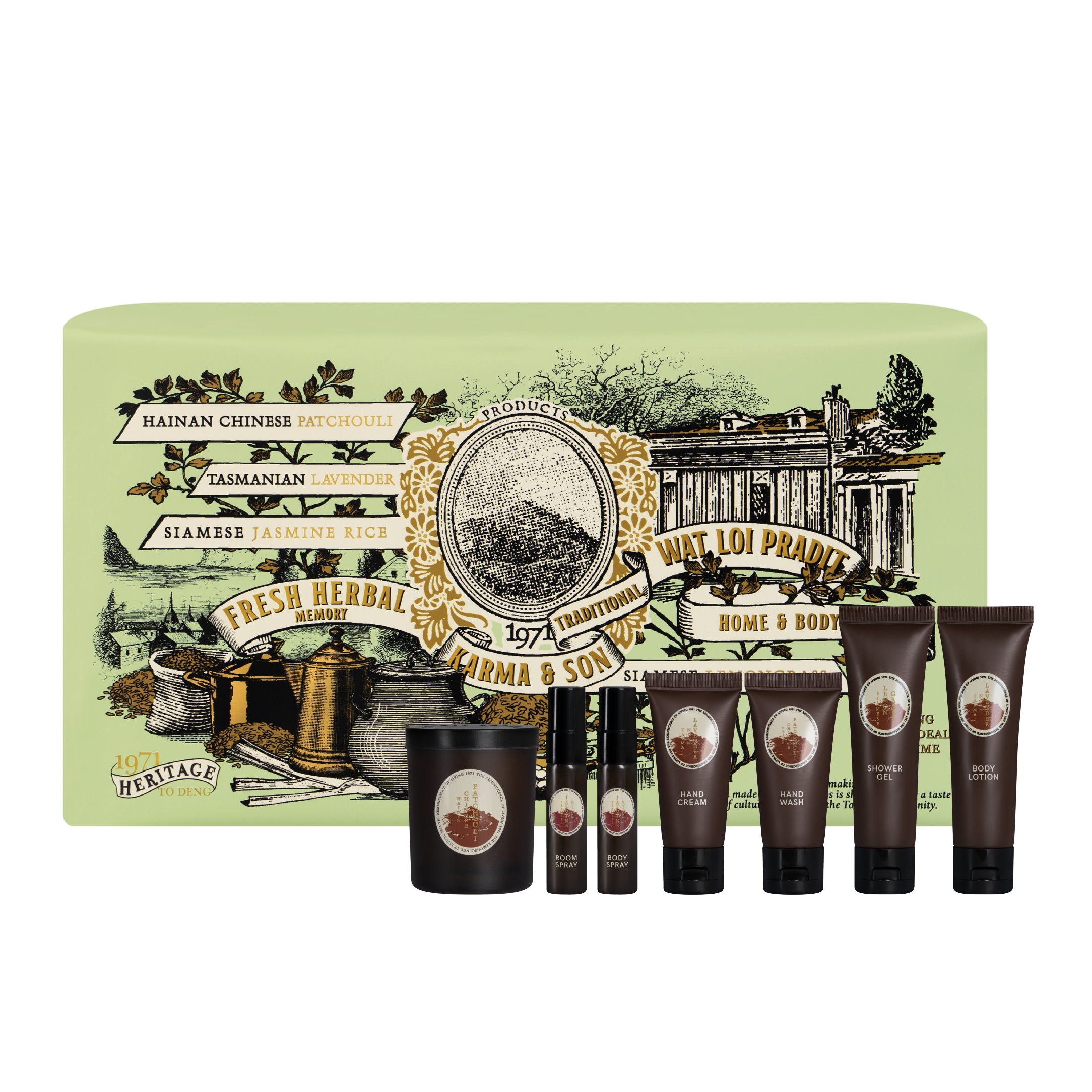 Karmakamet Home & Body Scent Gift Set - 1971 To Deng Karma & Son