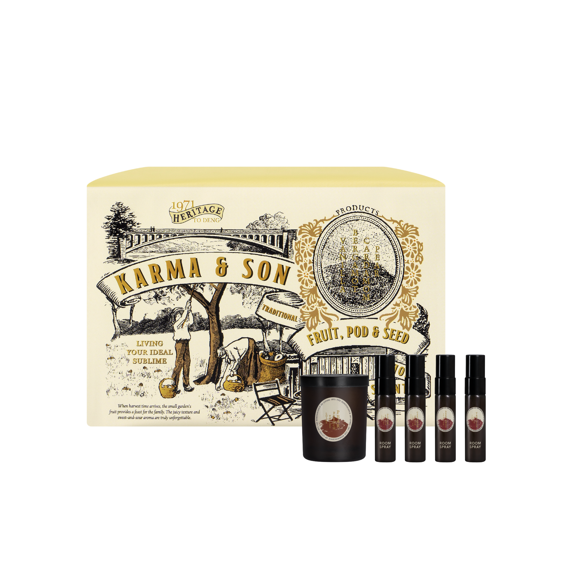 Karmakamet Home Scent Gift Set - 1971 To Deng Karma & Son