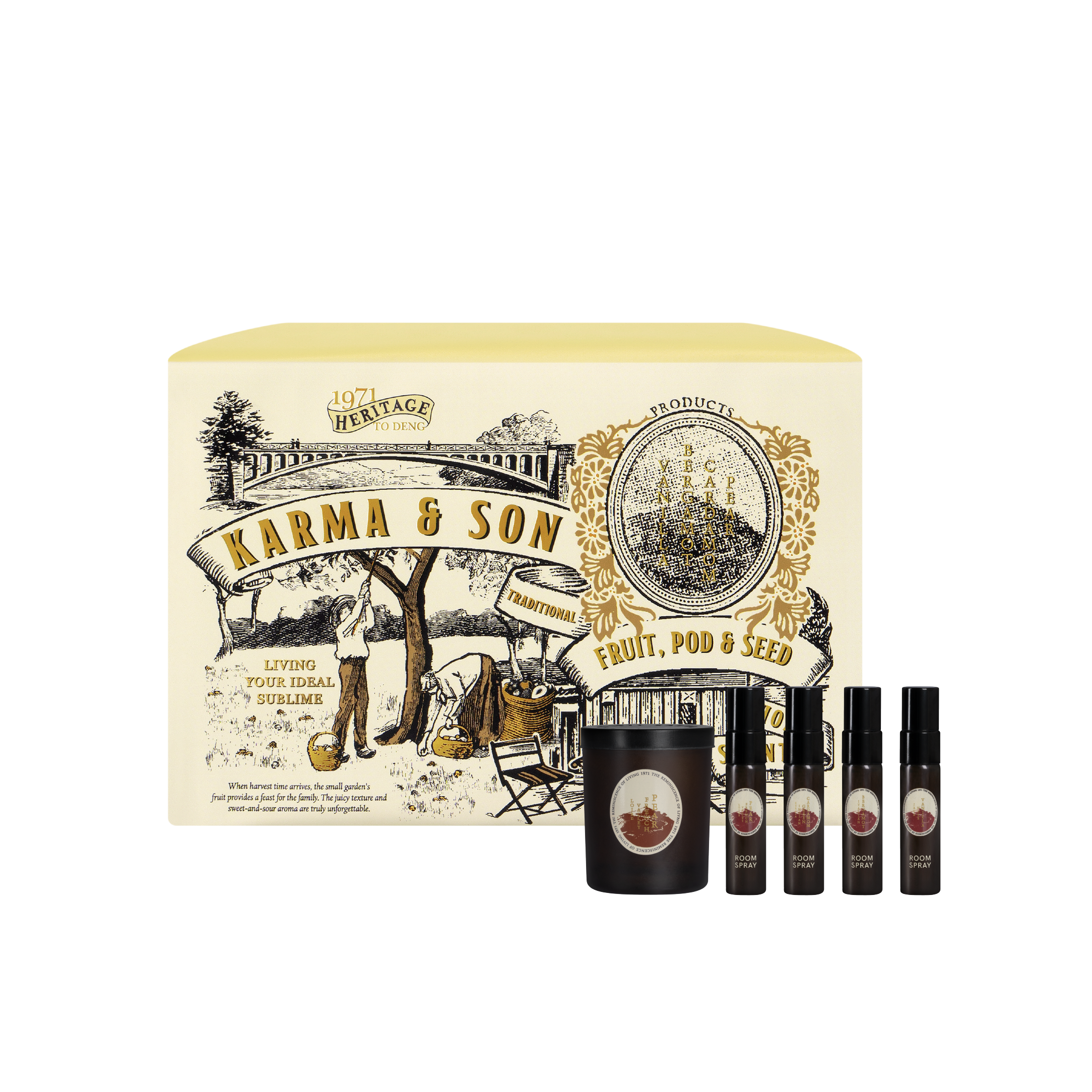 Karmakamet Home Scent Gift Set - 1971 To Deng Karma & Son
