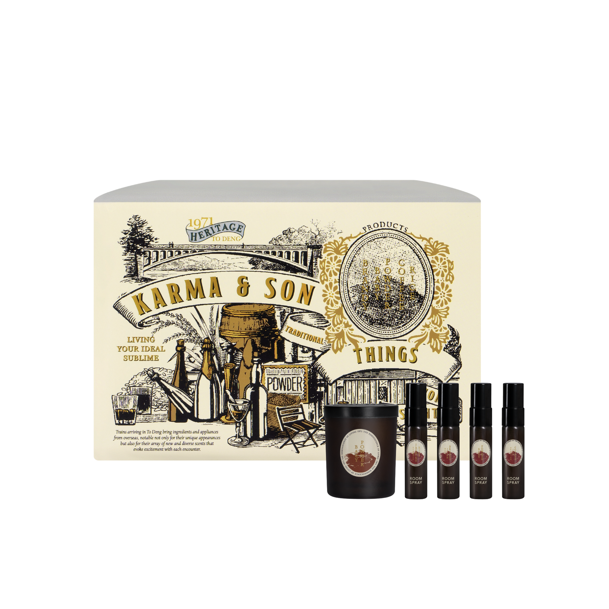 Karmakamet Home Scent Gift Set - 1971 To Deng Karma & Son